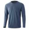 Mens Huk Waypoint Long Sleeve Shirt