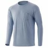 Mens Huk Waypoint Long Sleeve Shirt