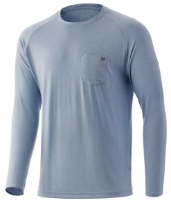 Mens Huk Waypoint Long Sleeve Shirt