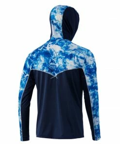 Huk Icon X Mossy Oak Fracture Hoodie Mens