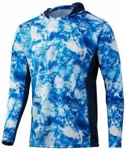 Huk Icon X Mossy Oak Fracture Hoodie Mens