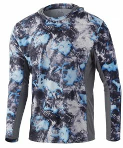 Huk Icon X Mossy Oak Fracture Hoodie Mens