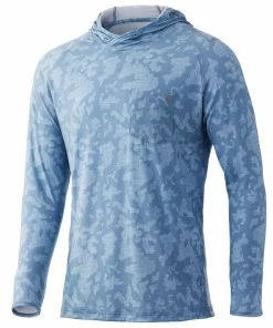 Huk Waypoint Running Lakes Hoodie Mens