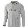 Huk Logo Cotton Hoodie Keon Johnson