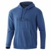 Mens Huk Logo Cotton Hoodie