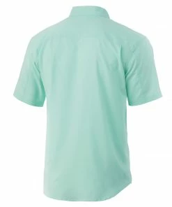 Mens Huk Tide Point Solid Short Sleeve