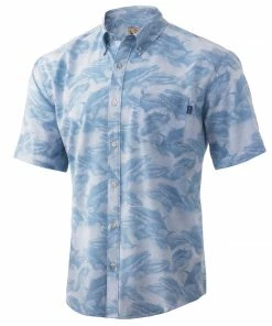 Mens Huk Kona Covered Up Button-Down