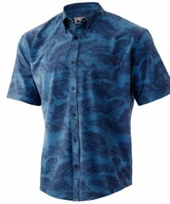 Huk Kona Covered Up Button-Down Mens