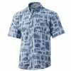 Huk Kona Stamped Button-Down Mens 2 Huk Kona Stamped Button-Down Mens