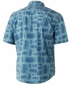 Mens Huk Kona Stamped Button-Down