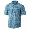 Mens Huk Kona Stamped Button-Down