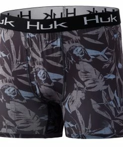 Mens Huk Ocean Palm Boxer Brief