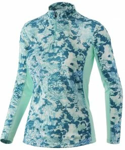 Huk Womens Icon X Tide Change 1/4 Zip