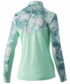 Huk Womens Icon X Mossy Oak Fracture 1/4 Zip