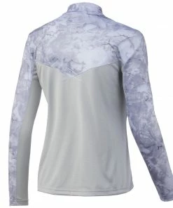 Huk Womens Icon X Mossy Oak Fracture 1/4 Zip