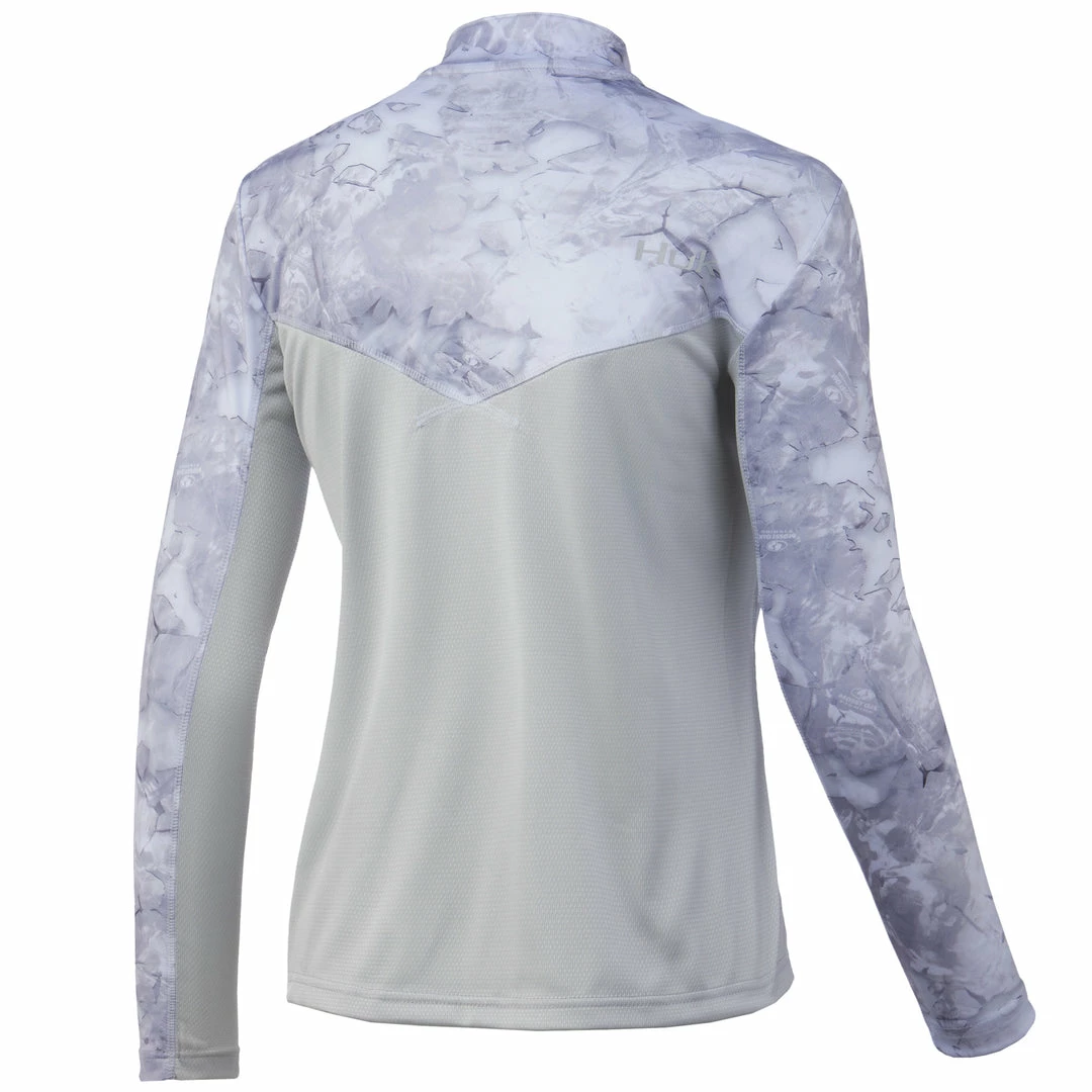 Huk Womens Icon X Mossy Oak Fracture 1/4 Zip 4 Huk Womens Icon X Mossy Oak Fracture 1/4 Zip