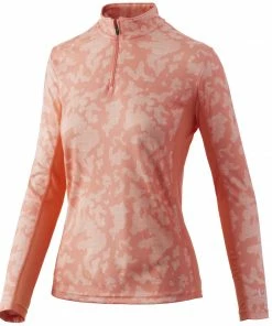 Huk Womens Icon X Running Lakes 1/4 Zip