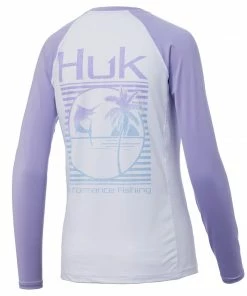 Huk Womens Marlin Palm Horizon Double Header