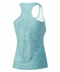 Huk Womens Pursuit Linear Leaf Tank