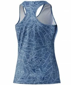 Huk Womens Pursuit Linear Leaf Tank