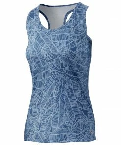 Huk Womens Pursuit Linear Leaf Tank