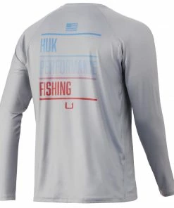 Mens Huk Americana Pursuit Long Sleeve