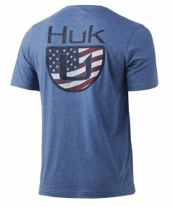Mens Huk Americana Wave Tee
