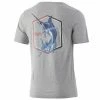Mens Huk Angry Marlin Tee