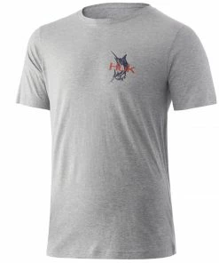 Mens Huk Angry Marlin Tee