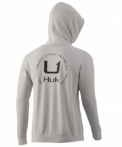 Huk Camo Fill Logo Cotton Hoodie
