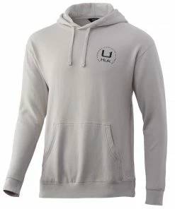 Huk Camo Fill Logo Cotton Hoodie