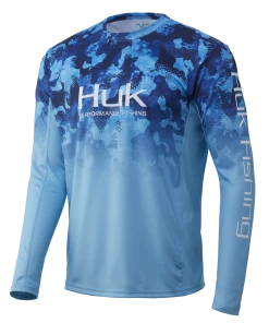 Huk Icon X Refraction Fade Shirt MENS