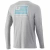 Mens Huk And Bars Long Sleeve Pocket Tee