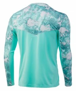 Huk Icon X Mossy Oak Fracture Long Sleeve Mens