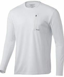 Mens Huk Icon X Pocket Long Sleeve