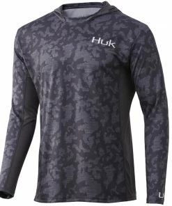 Mens Huk Icon X Running Lakes Hoodie