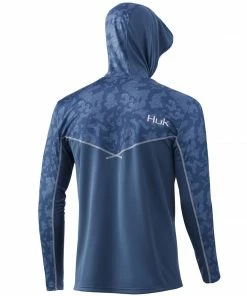Mens Huk Icon X Running Lakes Hoodie