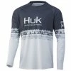 Mens Huk Salt Stripe Pursuit