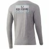 Huk Long Sleeve Stack Logo Pocket Tee