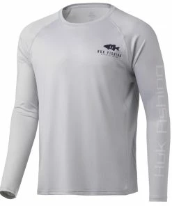 Mens Huk Sunset Bass Pursuit Long Sleeve