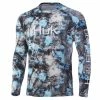 Mens Huk Mossy Oak Fracture Vented Pursuit