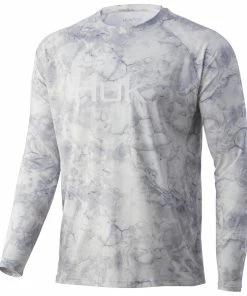 Mens Huk Mossy Oak Fracture Vented Pursuit