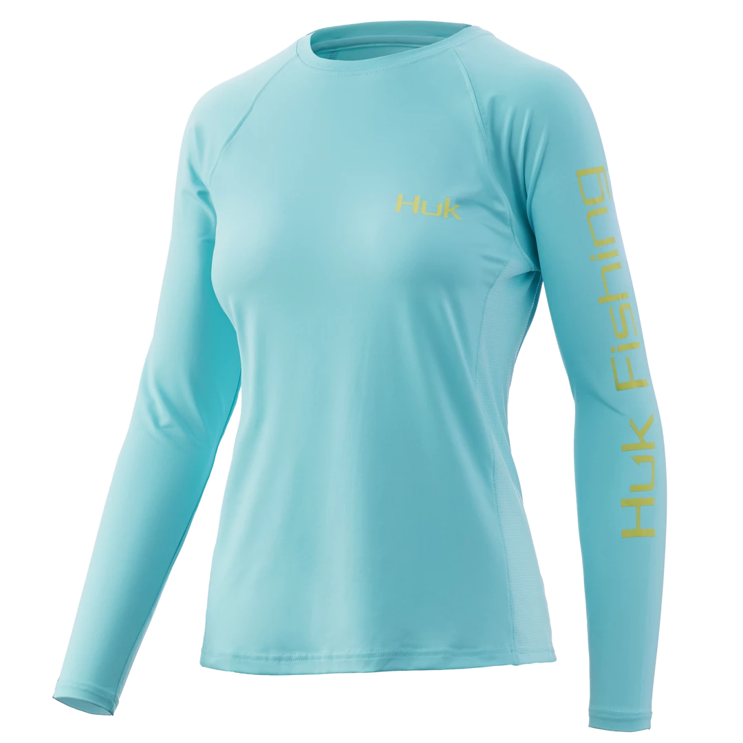 Huk Womens Vintage Red Fish Pursuit Graphic