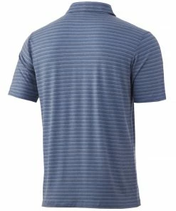 Huk Waypoint Ombre Stripe Polo Mens