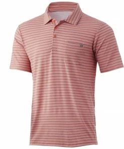 Huk Waypoint Ombre Stripe Polo