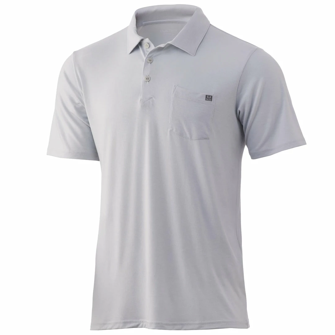Mens Huk Waypoint Polo 3 Mens Huk Waypoint Polo