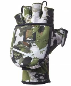 MENS Huk Windproof Softshell Flip Mitt